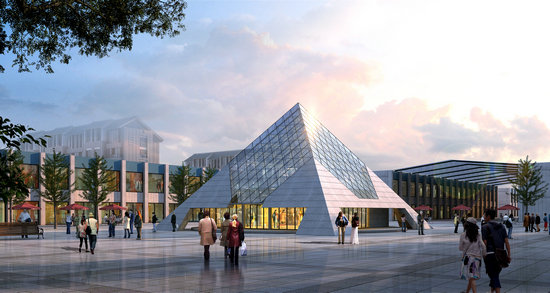 江山金字塔网架